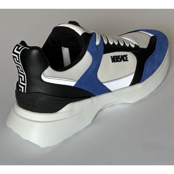 Versace Medusa Men’s White/Black/Blue Sneakers 12 US (45 Eu) 1011942 IT NIB $825 main image 9